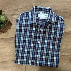 Mizzen+Main Leeward Collection Trim Fit Plaid Button-Up Shirt | Men’s XL |
